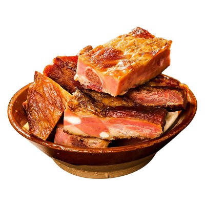 重庆四川腊排骨特产黑土猪烟熏腊肉腊肠批发农家自制烟熏腊排骨图5