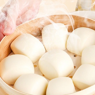 广式包点宝宝奶香馒头厂家批发加热即食广式早点早餐批发点心茶楼图3