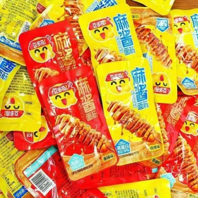 豆多奇袋装麻酱面筋小包装308g香辣味面筋熟食休闲解馋零食图4