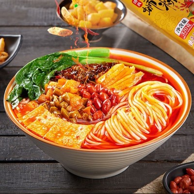 【清真】螺蛳粉广西柳州风味酸辣装煮食清真食品图3