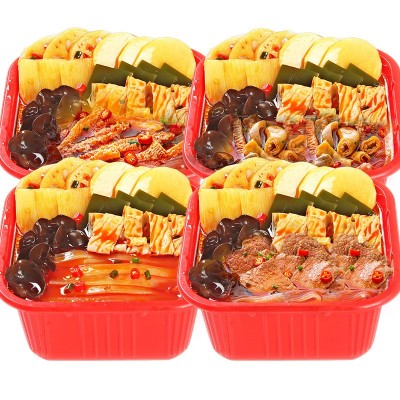 渝穆清真自热火锅方盒大克重一件代发清真食品图5