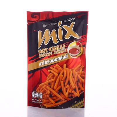 泰国进口VFOODS MIX脆脆条30g 香辣网红虾条膨化小吃薯 条零食批发图3
