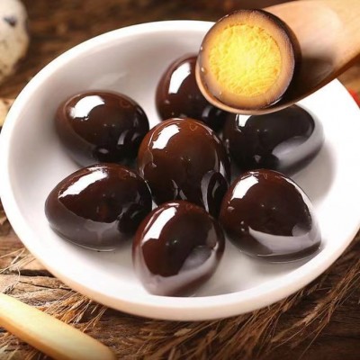 鹌好去壳卤鹌鹑蛋即食卤蛋五香盐焗泡面搭档批发零食休闲小吃30枚图3