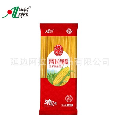 阿拉里纯玉米面条360克3人份无麸质0添加0盐低脂粗粮面图4