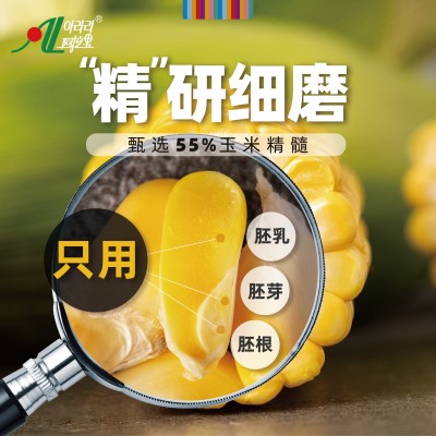 【阿拉里】纯玉米面条一碗装130克/包0盐0小麦低脂粗粮图4