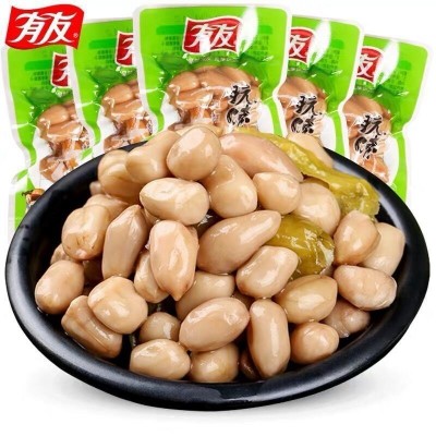 泡椒花生米小包装500g鲜汁卤山椒花生零食下酒菜重庆辣味小吃图2