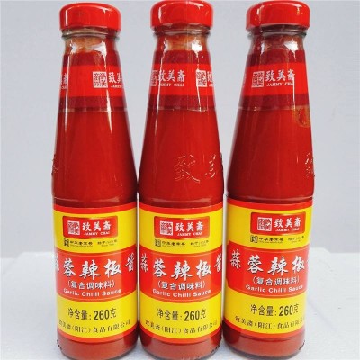 致美斋蒜蓉辣椒酱复合调味料260g*6瓶烤肉蘸料拌面拌饭炒菜火锅料图2