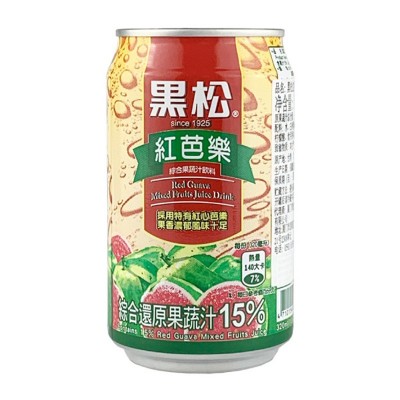 台湾黑松红芭乐汁冬瓜茶饮料番石榴复合果蔬巴乐爽水果汁320ml图5