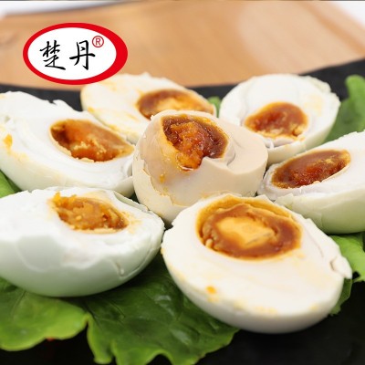 烤鸭蛋60g/枚*10枚/20枚一盒红泥腌制熟烤鸭蛋真空包装工艺图4