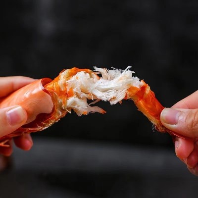 九节虾开袋即食 孕妇零食海鲜干货 山东特产烤虾干大号竹节虾海虾图2