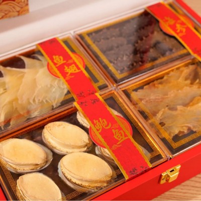 翅参鲍胶海参鲍鱼鳕鱼胶水产干货高档滋补品送礼长辈新鲜礼品中秋图5