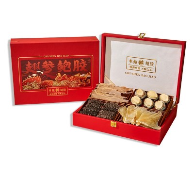 翅参鲍胶海参鲍鱼鳕鱼胶水产干货高档滋补品送礼长辈新鲜礼品中秋图4