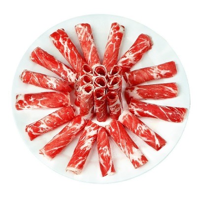 生鲜牛肉片火锅食材雪花肥牛卷商用冷冻牛肉卷厂家批发火锅专用图5