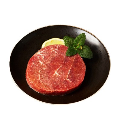 艾克拜尔黑椒牛排袋装150g*10片 菲力家庭牛扒送酱包秘制鲜切整切图2