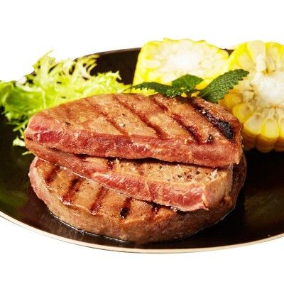 艾克拜尔黑椒牛排袋装150g*10片 菲力家庭牛扒送酱包秘制鲜切整切图5