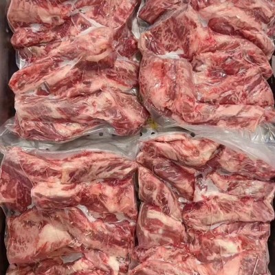 牛肋条安格斯牛腹肋条新鲜麻冻牛贴骨肉谷饲牛肋条烧烤烤肉铁板烧图4