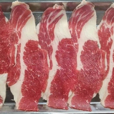 美式肥牛谷饲安格斯肥牛原切火锅自助烤肉炖菜卤菜潮汕火锅食材批图3