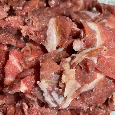 原切原味牛碎肉 大米龙 小米龙 牛霖 牛后碎肉牛肉丸串串汉堡中餐图2