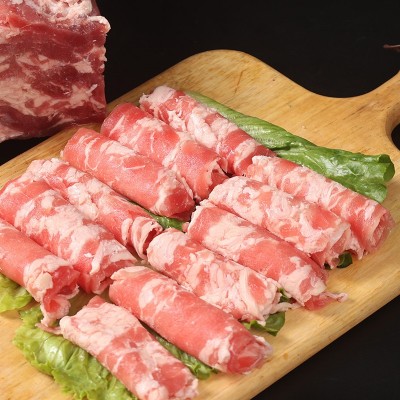 筋头巴脑肥牛砖涮火锅食材半成品工厂批发牛肉冷冻品肥牛卷整块图2