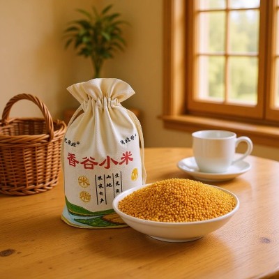 塬上陕北米脂香谷小米5斤黏糯黄小米陕西特产厂家直销一件代发图2