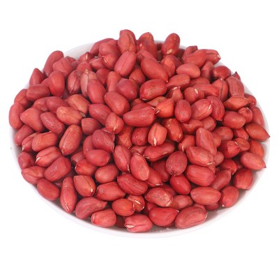 厂家批发新鲜油料花生去壳花生米东北红皮四粒红生红衣花生米50斤图5