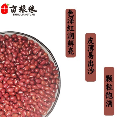 当季新红豆易出沙 250g小包装五谷杂粮红小豆十亩粮缘豆子谷物图3