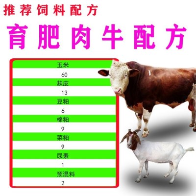 克仑巴安 牛羊预混料 核心配方 厂家发货 牛催肥饲料 40斤一袋