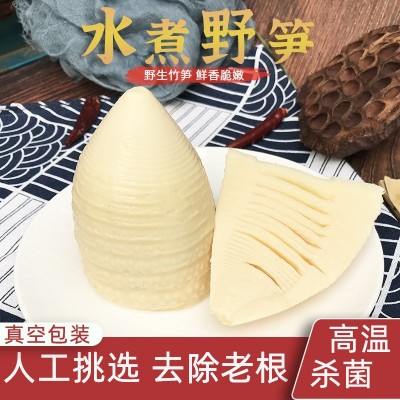 工厂直供水煮大竹笋500g真空袋装新鲜竹笋春笋餐饮食材脆嫩鲜冬笋图2