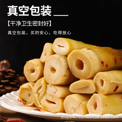 工厂直供竹仙子网红手剥笋即食竹笋新鲜批发香辣泡椒餐饮酒店冷盘图5