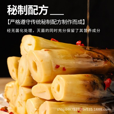 工厂直供竹仙子网红手剥笋即食竹笋新鲜批发香辣泡椒餐饮酒店冷盘图4