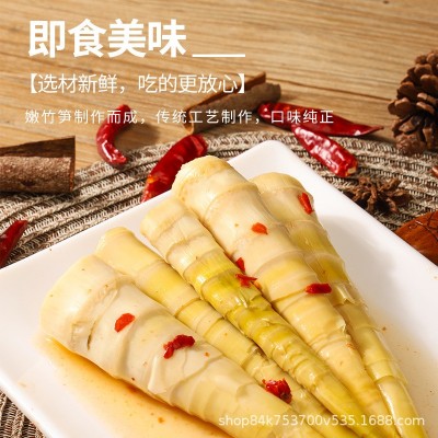 工厂直供竹仙子网红手剥笋即食竹笋新鲜批发香辣泡椒餐饮酒店冷盘图2