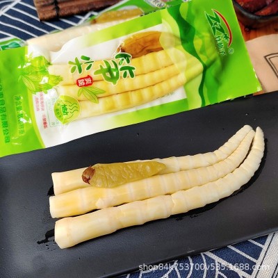 泡椒笋尖开袋即食柠檬山椒罗汉小竹笋酸辣脆嫩小包装批发休闲零食图2