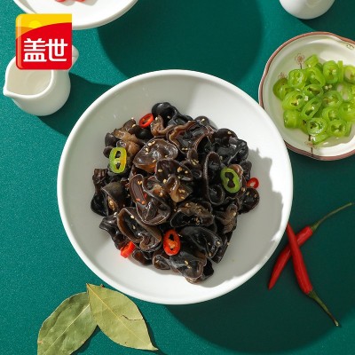 盖世商用调味即食爽口木耳150g/袋装速食下饭菜餐饮凉拌菜食材图3
