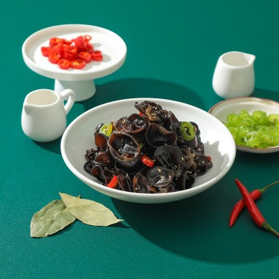 盖世商用调味即食爽口木耳150g/袋装速食下饭菜餐饮凉拌菜食材图5