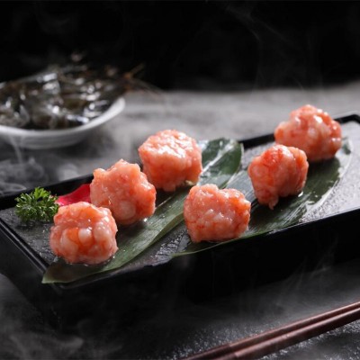 【黑虎虾滑】3A级黑虎虾虾滑500g北部湾虾滑手工火锅食95整箱批发图2