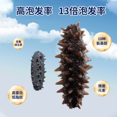 顺丰直邮大连海参干货辽参淡干海参辽参干货干制老辽海参高端礼盒