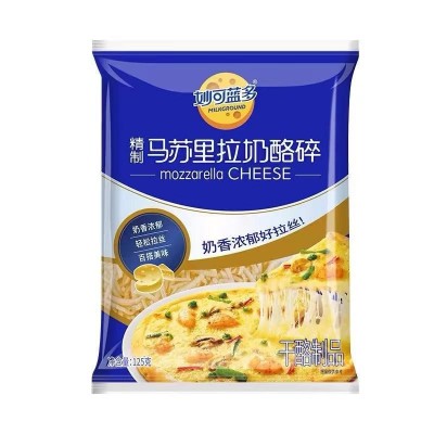 妙可蓝多马苏里拉芝士碎125g*80包家庭装烘焙原料披萨焗饭奶酪条图4