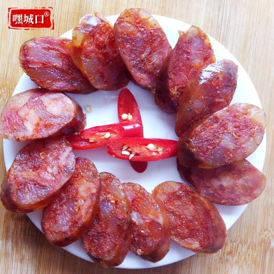 城口腊肠重庆四川特产老腊肉川味农家自制麻辣烟熏香肠工厂家直销图3