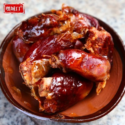 城口排骨香肠四川特产烟熏传统手工制作正宗四川重庆麻辣厂家批发图3