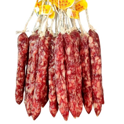 现货批发广东香肠咸甜味散装餐饮广味肉肠腊味煲仔饭特产广式腊肠图4