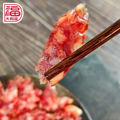 现货批发广东香肠咸甜味散装餐饮广味肉肠腊味煲仔饭特产广式腊肠图3