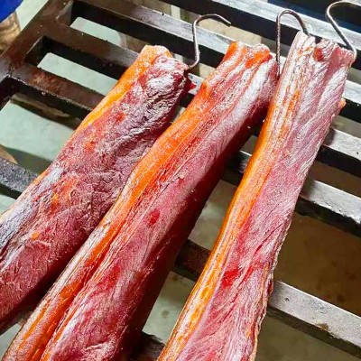 定制 里脊腊肉柴火烟熏瘦肉正宗农家自制四川特产全瘦肉条1件代发图2