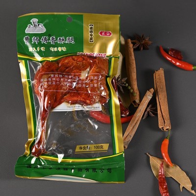 曹师傅五香大鸭腿麻辣香酥熟食卤味熟食即食鸭肉零食小吃整箱批发图4
