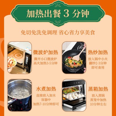 小碗菜糖醋里脊料理包200g*10袋盖浇饭半成品外卖快餐同款酸甜图2