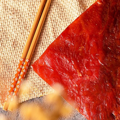 好好牌厦门特产原切猪肉薄片肉脯5斤袋装20斤整箱代发休闲零食图2