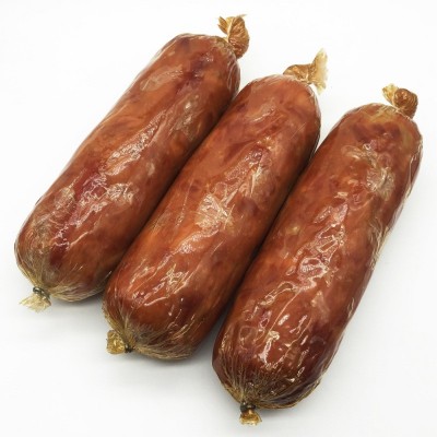 青岛老火腿炉里香熏煮火腿大块腱子肉火腿肠新鲜制作大肉粒火腿厂图4