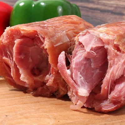 青岛老火腿大肉粒熏煮火腿肠烟熏青岛老火腿即食猪腱子肉肠图2