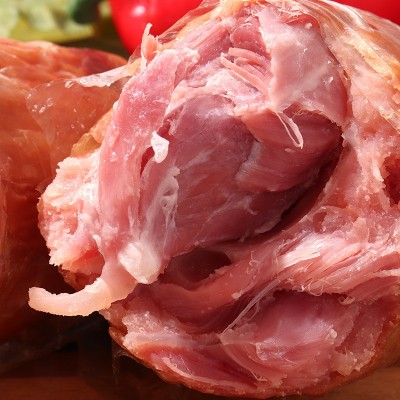 青岛老火腿大肉粒熏煮火腿肠烟熏青岛老火腿即食猪腱子肉肠图3