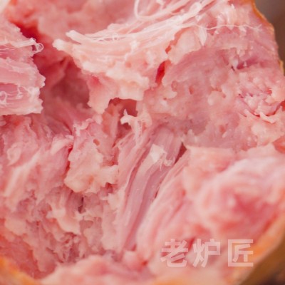 青岛老火腿大肉粒熏煮火腿肠烟熏青岛老火腿即食猪腱子肉肠图4