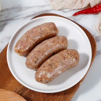 蔚源黑椒味烤肠台式黑胡椒热狗烧烤火锅原味脆皮肉香肠批发图4